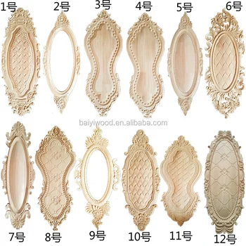 Wooden Door Ornaments Furniture Embellishments Carved Antique Onlays Wooden Door Ornaments Furniture Embellishments Carved Antique Onlays