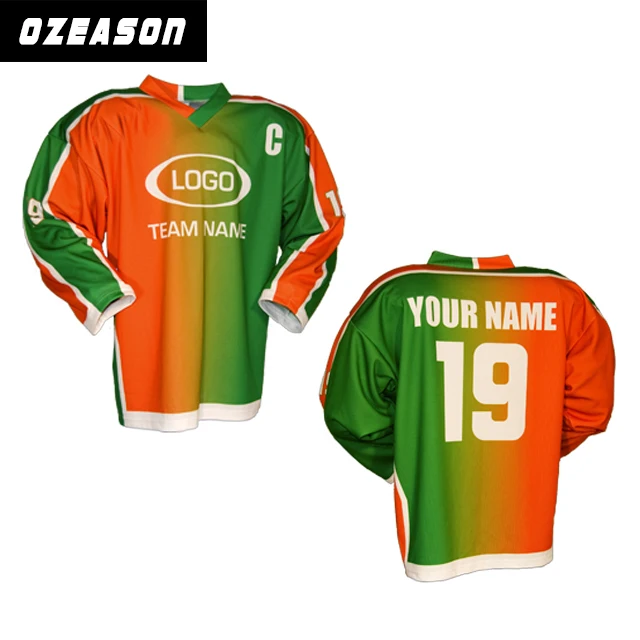 Oem Practice Jerseys Unique Reversible Sublimation Ice Hockey Jerseys