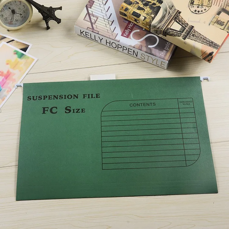 Fc Size High Quality Paper Hanging File Folder Office Suspension Files