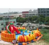 colorful umbrella New design inflatable pool amusement park for kids