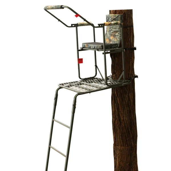 Ts010 17.5'' Deluxe Telescopic Ladder Hunting Tree Stand Buy Tree