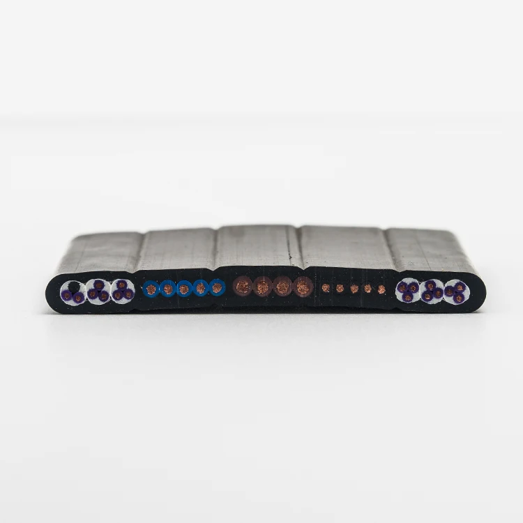 1.5mm2 10core PVC jacket crane flat cable - ANKUX.COM