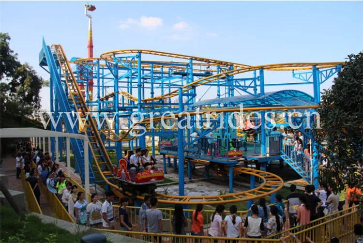 adventure outdoor amusement park ride and glide roller coaster