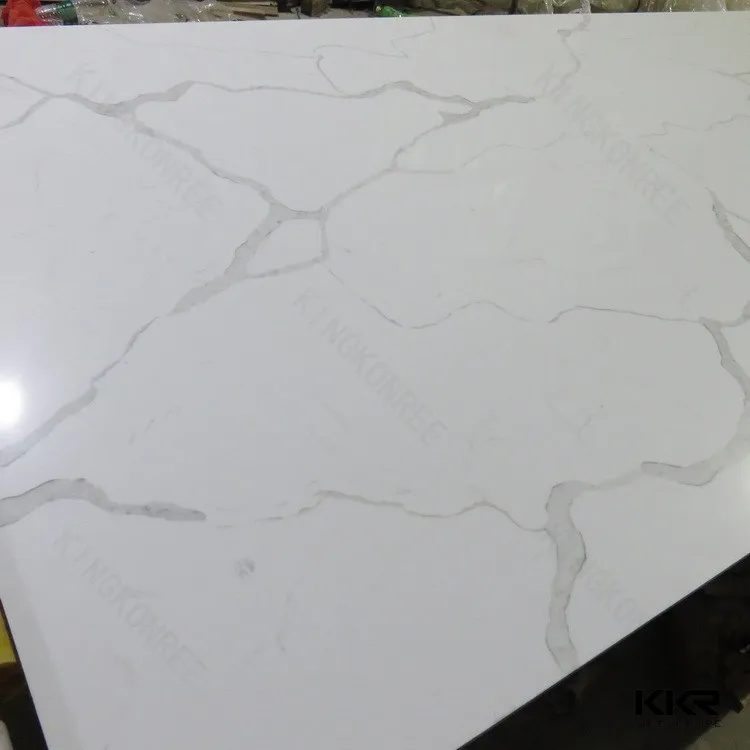 Marble Look Veined Quartz Countertops Milky Quartz Price Buy