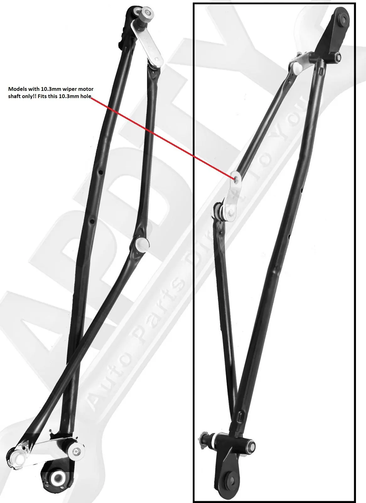 Replaces 28800-3JA2A, 28800-3JA0A APDTY 28800-3JA2A Windshield Wiper Transmission Metal Linkage Assembly w//Wiper Motor Fits 2013 Infiniti JX35 2014-2015 Infiniti QX60 2013-2016 Nissan Pathfinder