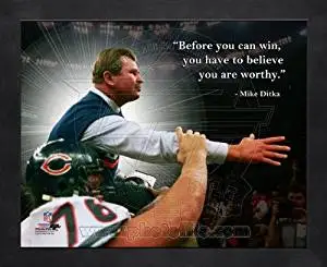 Mike Ditka Chicago Bears Pro Quotes Framed 8x10 Photo