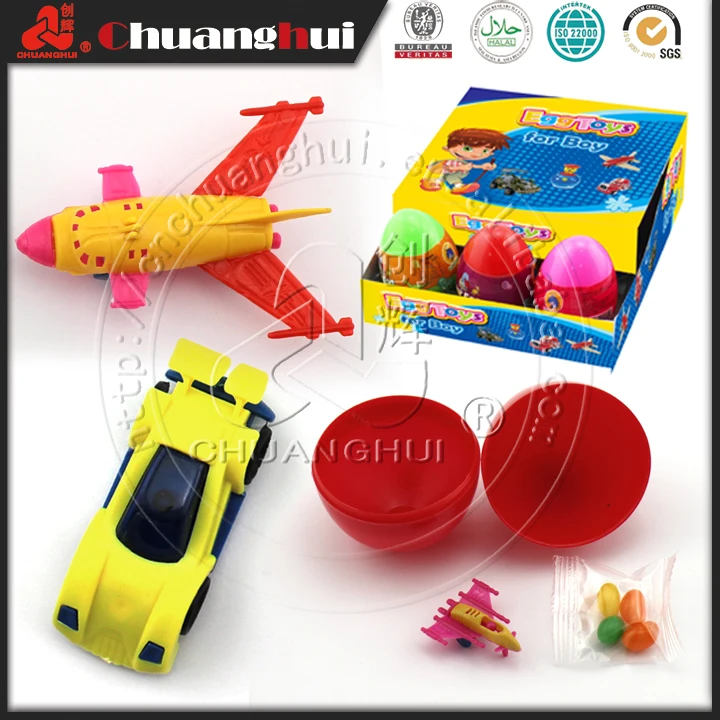 Big Surprise Dinosaur Egg Toy Candy For Kids / Car Toy With Jelly Bean