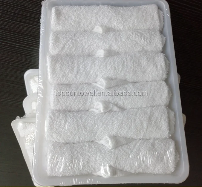 Disposable Cotton Airline Oshibori Hot Towel For Flight Airplane Buy