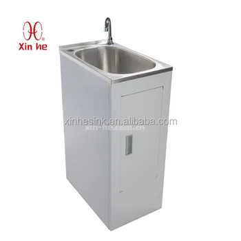 Popular Economy Stainless Steel Laundry Sink Cabinet View