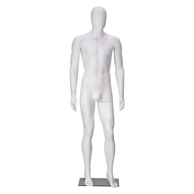 Details about   Male Caucasian Complexion Plastic Mannequin Height 6' 2½" With Base