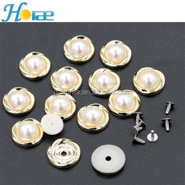 wholesale pearl stud plastic pearl rivet