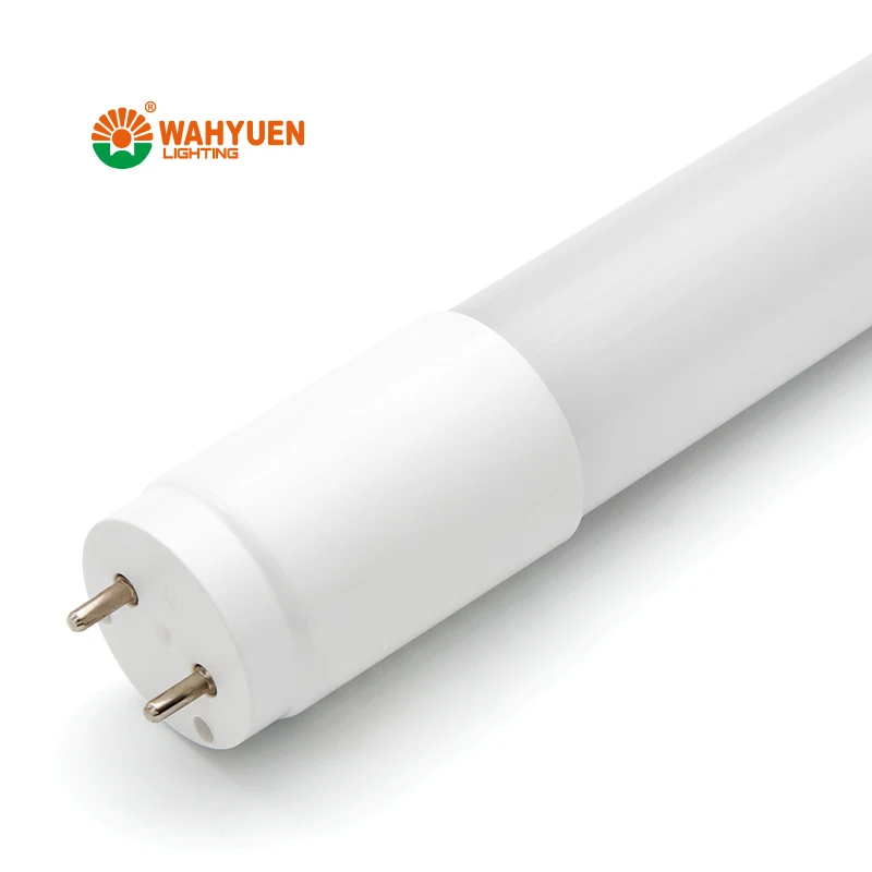 T8 LED Tube Light with CE RoHs ICE Can Replace fluorescent light plastic golden Endcap UV Free LED lights