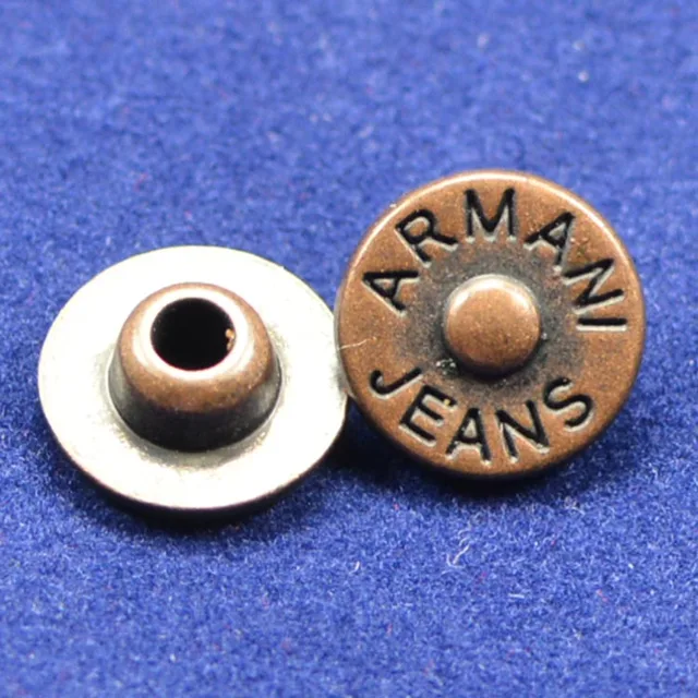 custom metal brass copper rivets garment rivets for leather