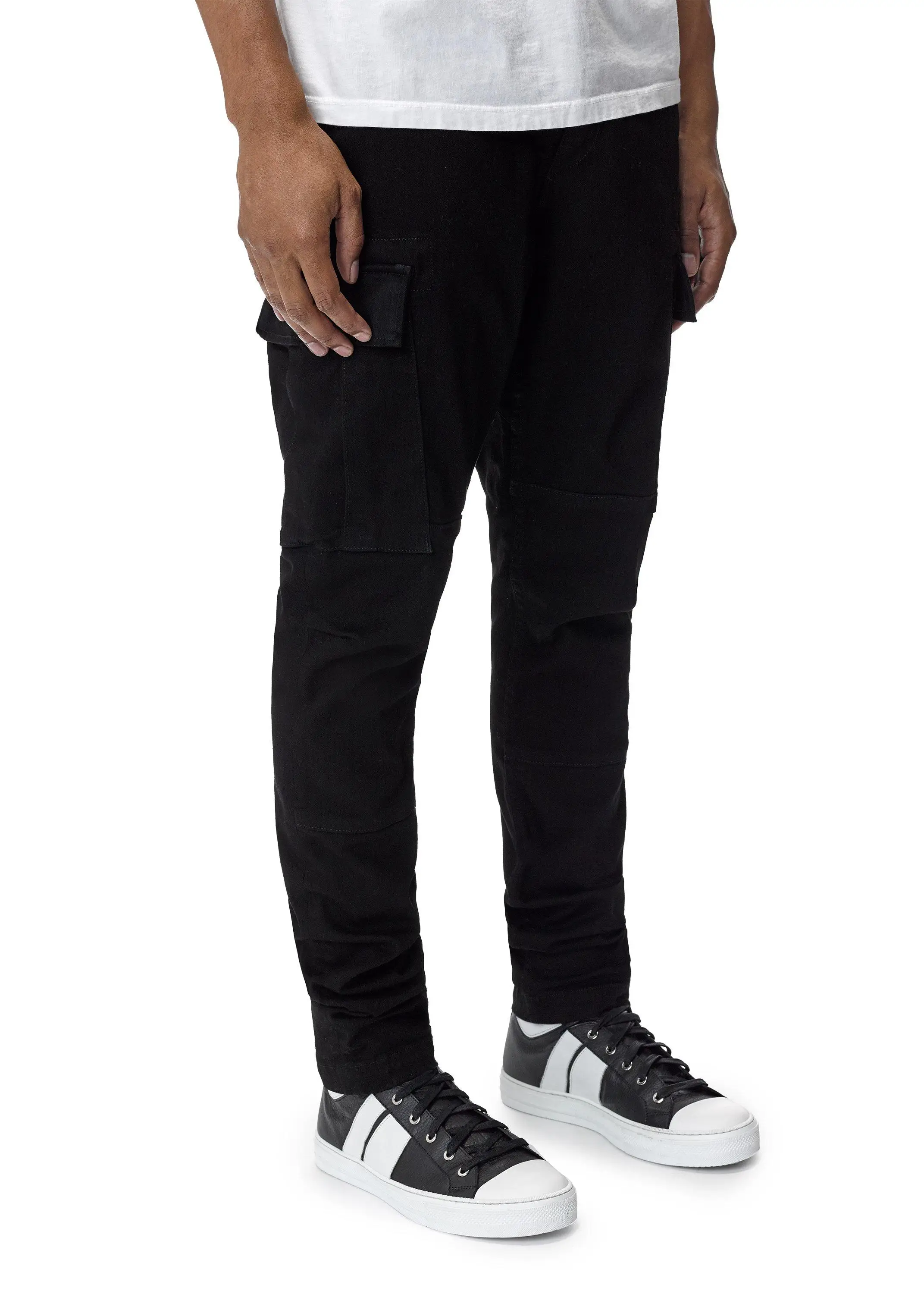 Diznew Custom Fashion Black Stretch Denim Pant Cargo Jeans Men - Buy ...