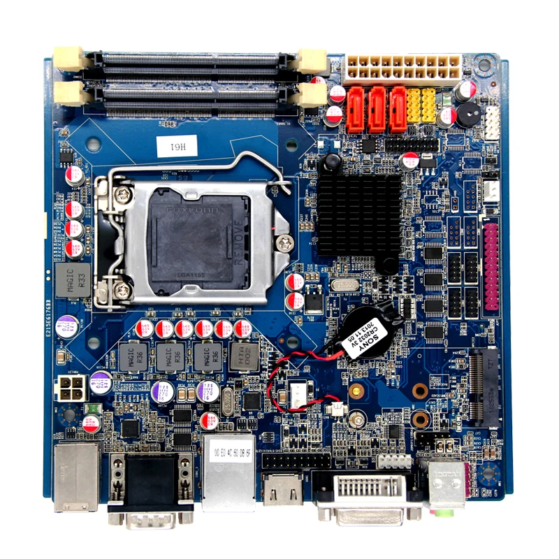 Officier koppeling Bestaan Lga 1155 Socket Mini Itx Motherboard With Core I3/i5/i7 Processor And Pcie  Slot - Buy 10com Mini Itx Motherboard Lga1155,I7 Mini Itx Motherboard,Atx  Power Supply 17x17 Cm Product on Alibaba.com