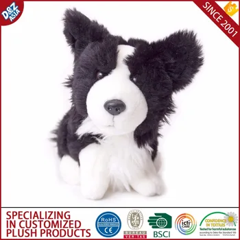 peluche chien border collie