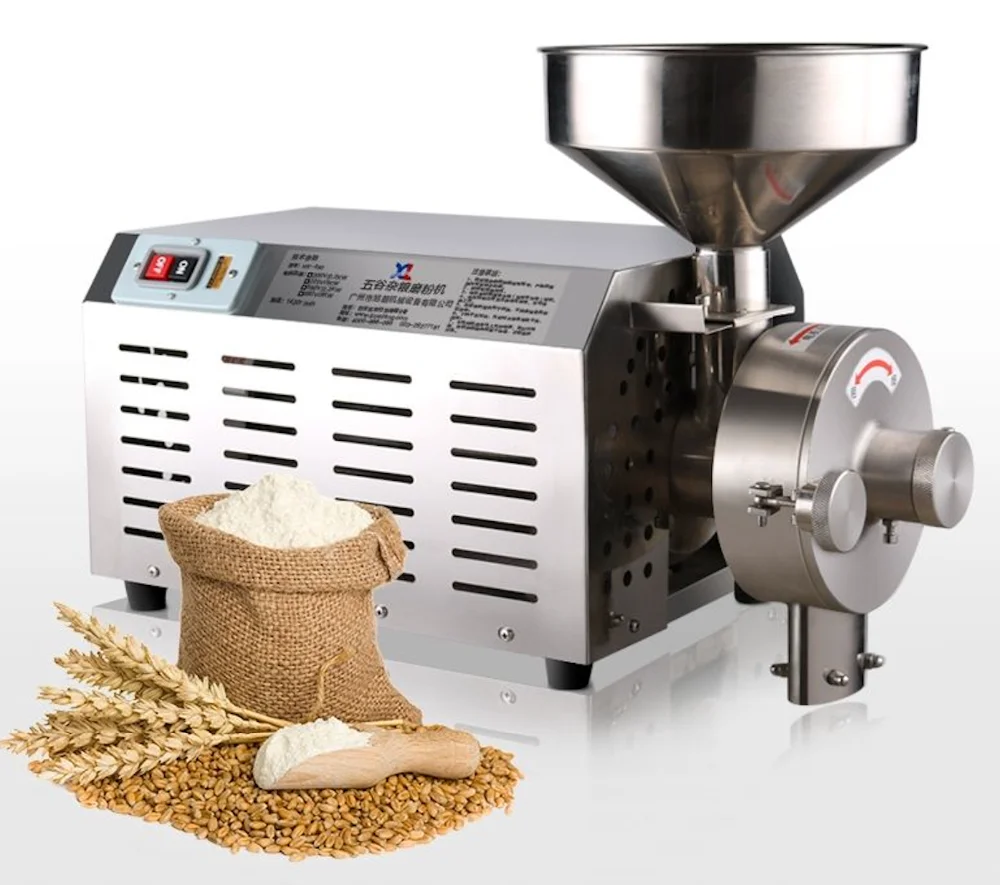 Automatic Electric Mini Corn Milling Machine Home Use Flour Mill Yam