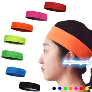 BALLET HEADBAND WHITE COTTON LYCRA ONE SIZE