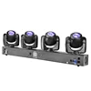 Pro Dj Disco Event Lighting 4X32W RGBW 4in1 LED 4Heads DMX Sharp Dj Beam Bar Moving Head Stage Lights For Stage Equipment Set