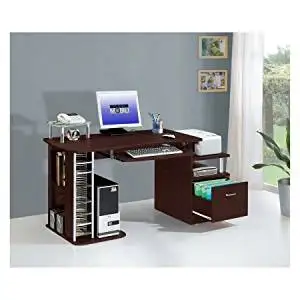 Buy Multifunction Computer Desk With File Drawer Keyboard Tray