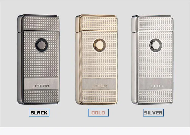 Jobon Dual Arc Usb Lighters Plasma Arc Ignition Lighters Windproof Usb