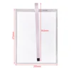 271*205mm Glass + ITO Film 12.1 Inch 5 Wire Resistive Touch Panel