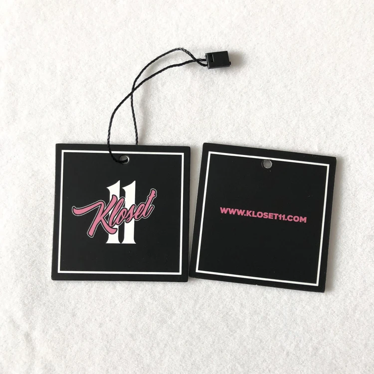 400 Gsm Paper Hang Tag Perforated Hang Tag With Logo Print,Clothing