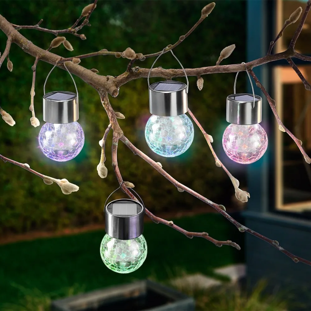 Crackle Ball Hanging Solar Light Buy Solar Hanging Ball Lights,Solar