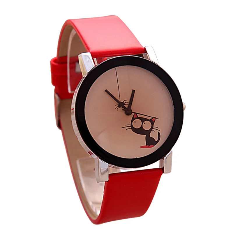 Buy New Cartoon Watch Women Fashion Casual Watch Little Cat Pattern Quartz Watches mujer 2015 casual 030 in Cheap Price on Alibaba.com