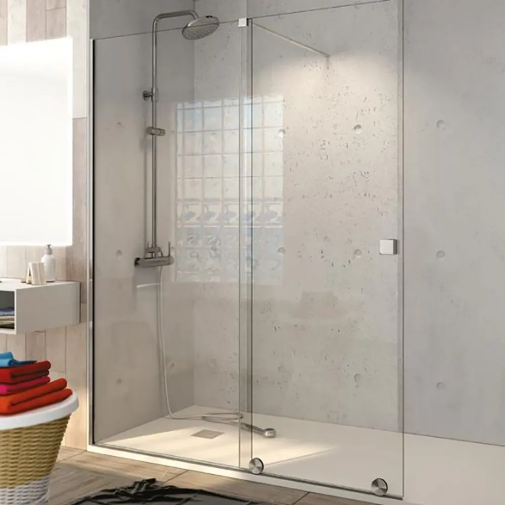 Frameless Sliding Shower Enclosure PISA with 8 mm tempered glass
