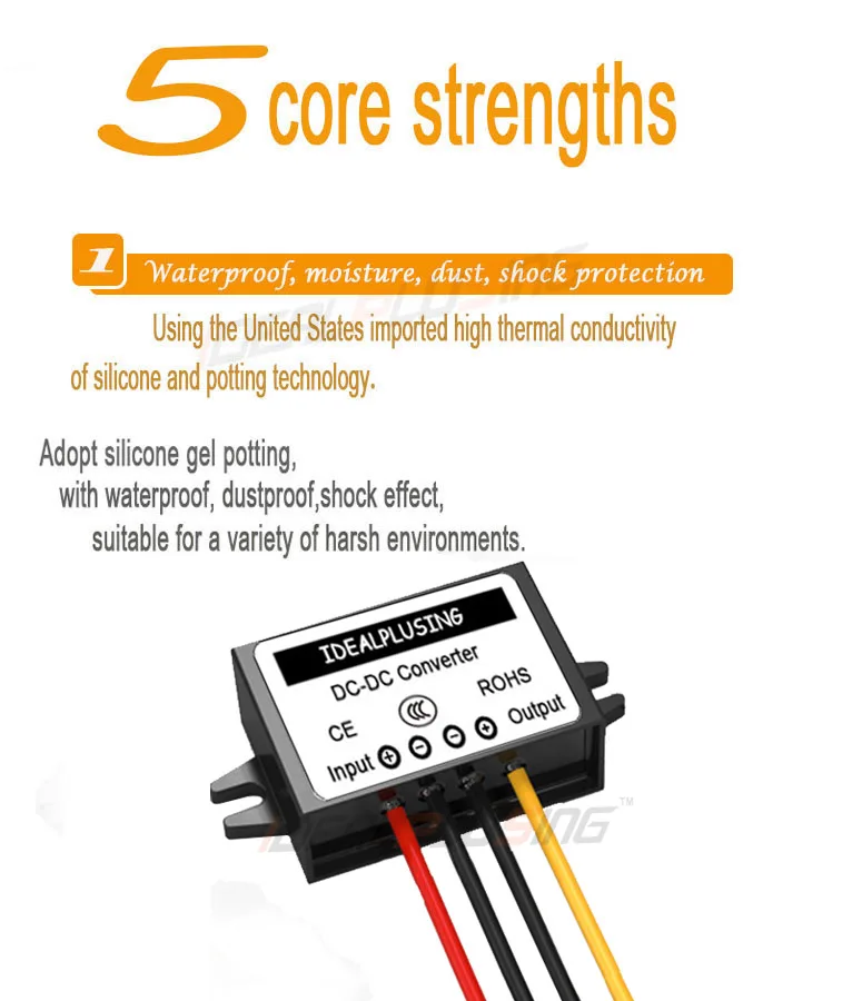 Módulo Adaptador de Alimentação, 12V a 8.4V, 3A, 25.2W