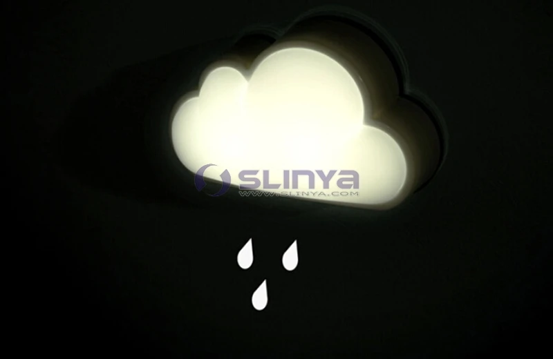 Cute Cloud Shape Led Wall Plug In Night Light Great For Baby Nursing