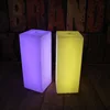 Square shape cocktail table Flashing high top table led