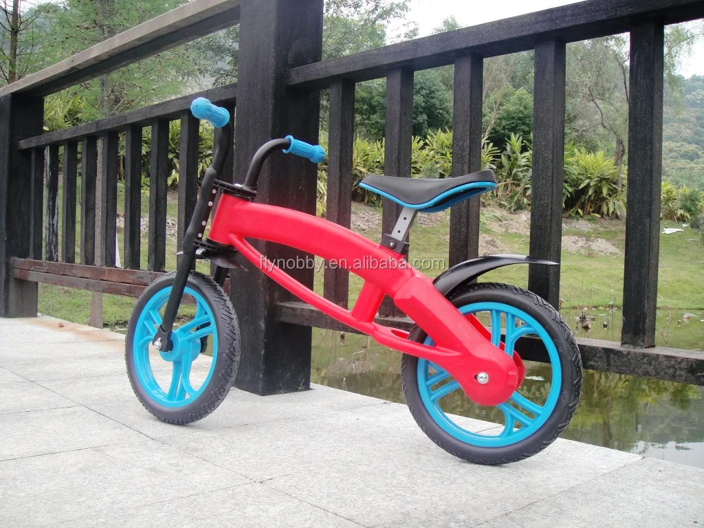 Children's 2 Wheel Rubber Wheel 12 Inch Balance Bike Pp Whirlwind Hub