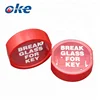 Fire Alarm Break Glass Key Box with Hammer