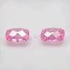AAA cushion double sided checkerboard cut cubic zirconia for wedding sets