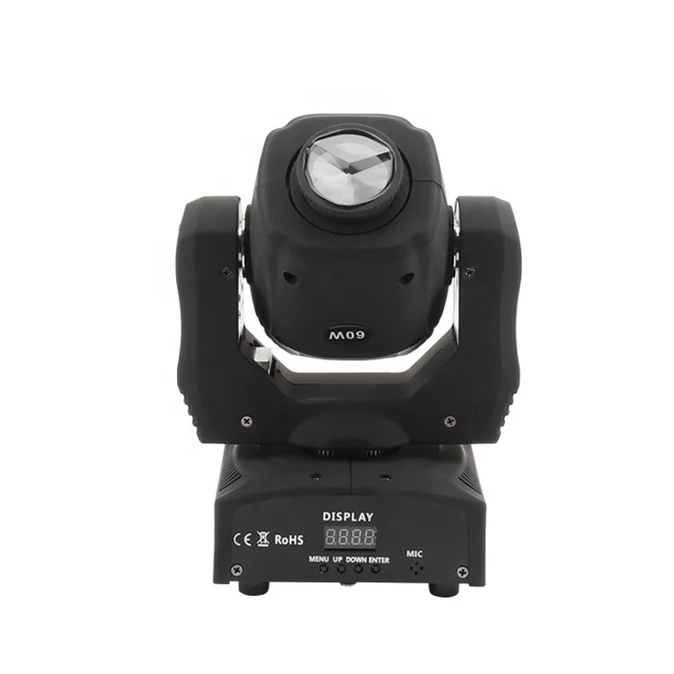 Hot Sale 60/90W LED Mini Spot Moving Head Stage Lighting 60W Moving Head Pattern + Prism
