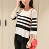/product-detail/halfsleeve-women-white-black-stripe-cashmere-sweater-60511853104.html