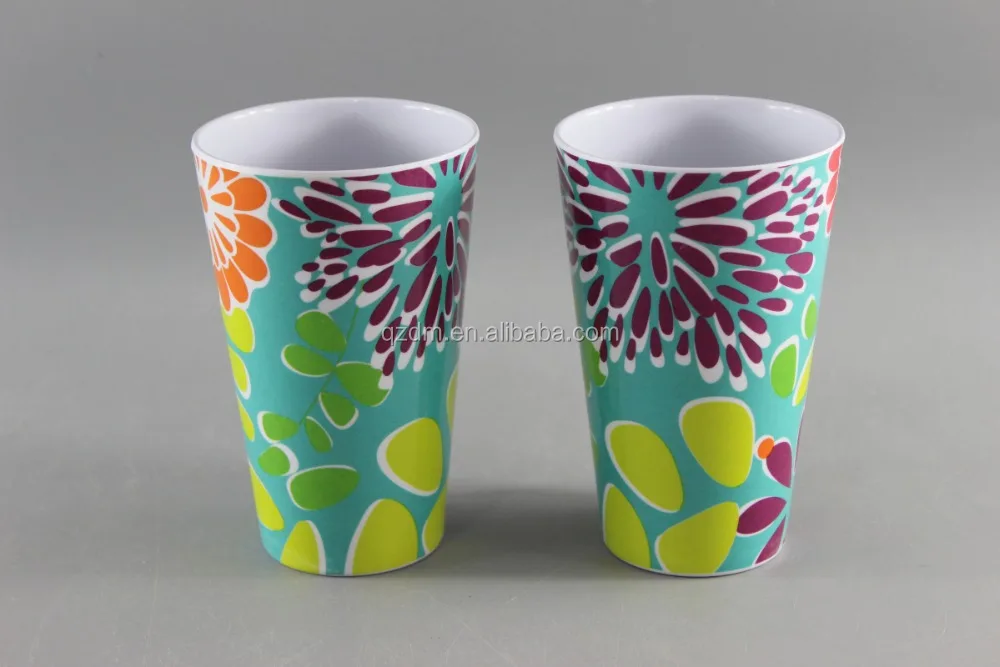 Reusable 100% Melamine Plastic Drinking Cups And Mugs
