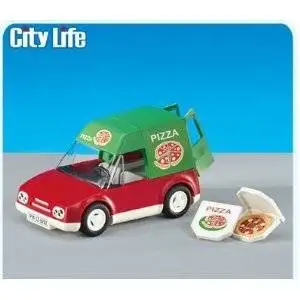 playmobil pizza delivery car