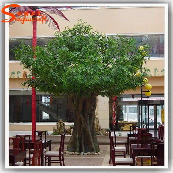 Hot Jual Serat Kaca Besar Dekorasi Pohon Ficus Buatan 