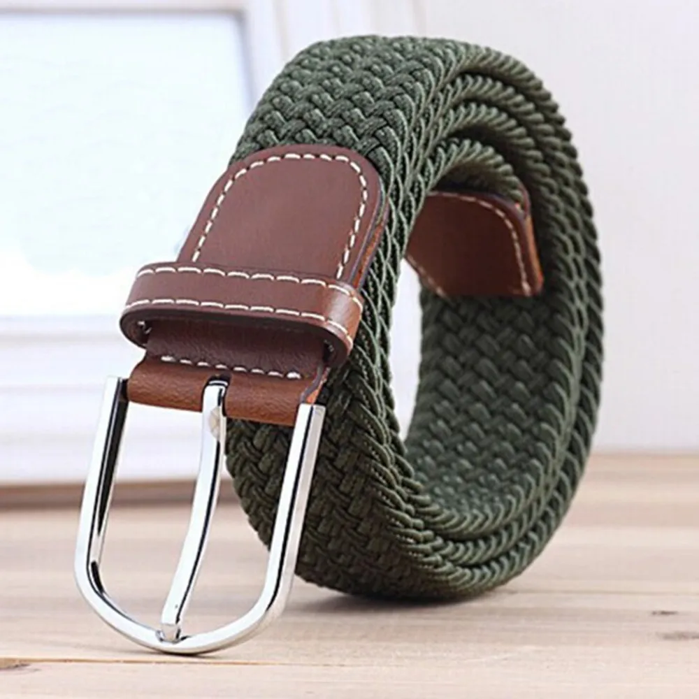 New Fashion Braided Elastic Rope Stretch Trouser Belt,Elastic Belt ...