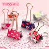 China stationery market top sale printing metal clip clamp 100 pcs wholesale sweet cute big size a4 clip file folder