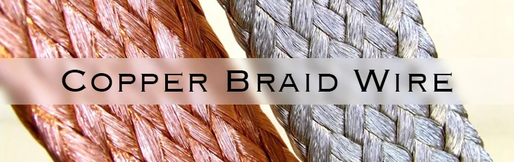 6mm2 flat copper braided wire