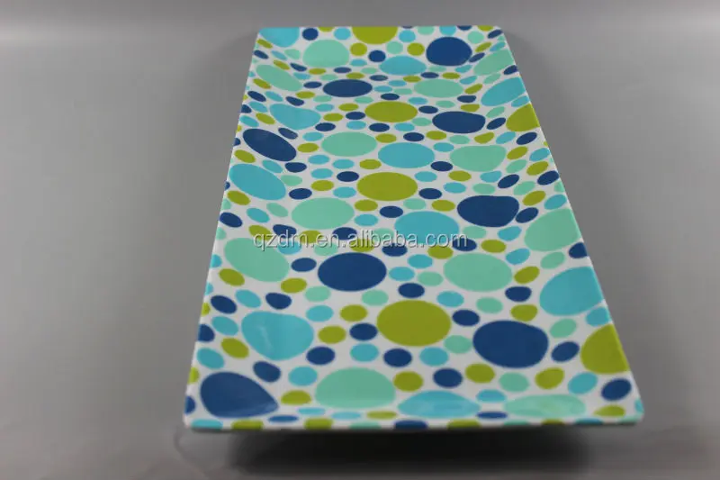 19 inch melamine rectangle tray