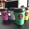 Lucio 8pcs Lot original package rare Coffee Cup squishy Wholesale Cute Jumbo Squishy cell phone Strap