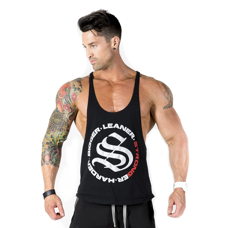 Muscle Shirt Gym Tank Top Men Singlet Bodybuilding Sexy