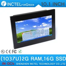 All in one touchscreen pc with HDMI 10.1 inch industrial 4-wire resistive screen 2G RAM16G SSD support calls boot Wake on LAN