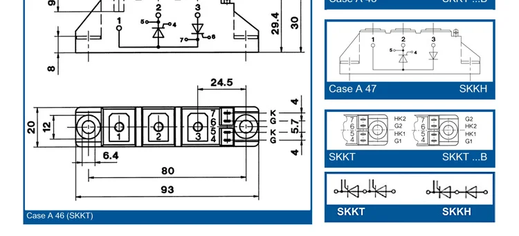 Semikron skkt 92 12e схема подключения