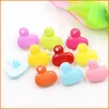 Duck shape plastic sew button